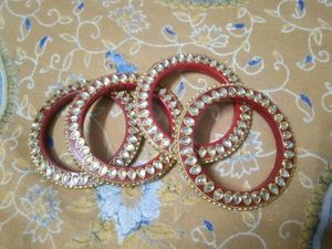 Red Bangdi Bangles Kada