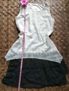 Beautiful Lace Two Toned Dress