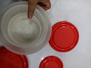 Set Of 3 Plastic Containers