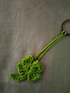 Set Of 4 Lucky Shamrock Keychain