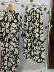 Dark Green Brand New Coord Set