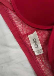 Red Lace Bra