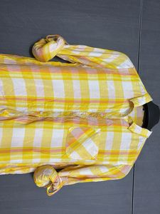 Yellow Plaid Shirt