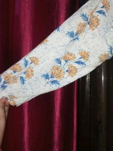 Floral Print Kurta