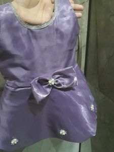 Lilac Flower Girl Dress
