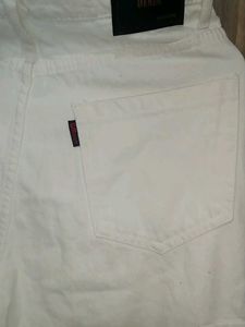 White Cargo Pants