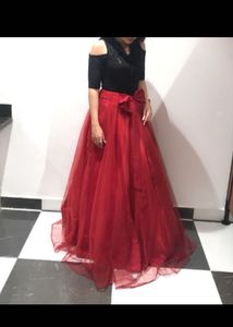 Princess Red Bow Gown