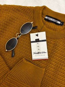 Brown Striped Sweater