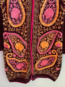 Kashmiri Embroidered Woolen Kurti