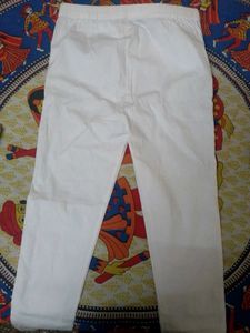 Women cotton pant white