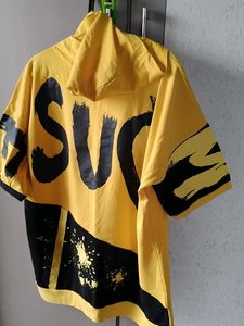 Yellow Graphic hoodie