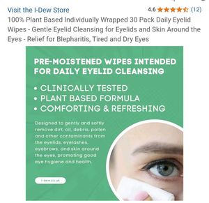 I-Dew Lid Wipes - Eyelid Cleansing Combo Of 3 Box