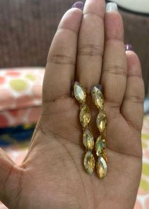 Choker Necklace With Long Earrings