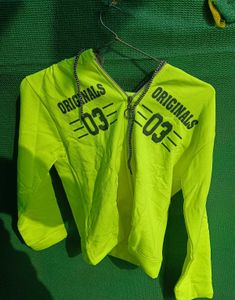 Green Originals Zip-Up Hoodie (free size upto M)