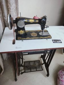 Antique Sewing Machine Table