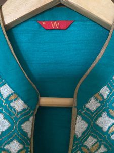 Elegant dark sea Green Kurta from (W)16