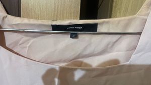 Straight Light Pink Cotton Top
