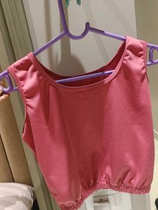 Croptop And Shorts Co-ord Set