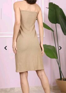 New Ribbed Bodycon Mini Dress(bargainable).