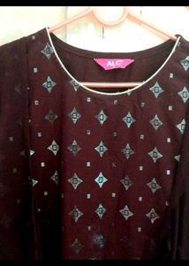 Party Wear Attached Coat Kurta Or Frock