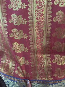 Red Shiny  Saree