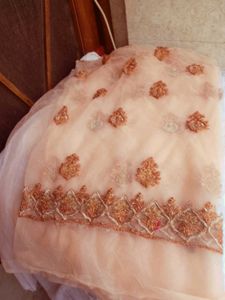 2 Mtr Net Embroidery Fabric