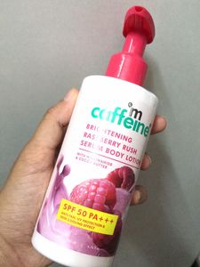 mCaffeine Raspberry Body Lotion