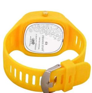 Yellow Fashion Watch For Boys And Girls