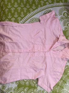 Pink Striped Shirt