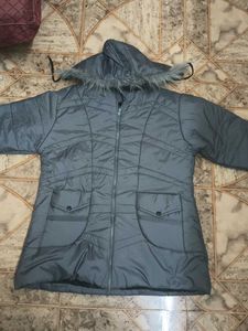 Stylish Grey Padded Jacket