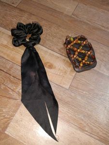 Magic Hair Clip with an Elegant Black Scrunchie