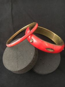 Red Bangle Bracelet