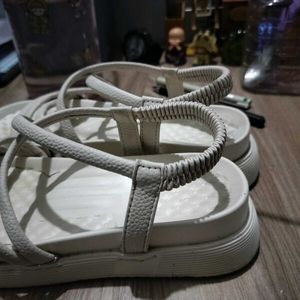White Multi-Strap Sandals