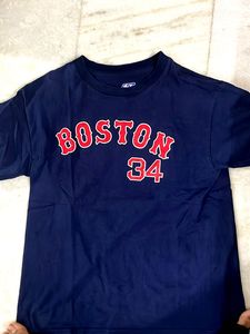 Boston Red Sox #34 Navy Tee