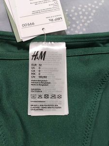 H&amp;M Green Bikini Bottom - Size 4
