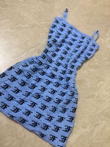 Blue Mini Dress