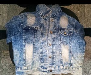 Acid Wash Denim Jacket