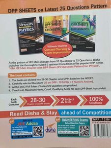 JEE Main Physics DPP Sheets - 2nd Edition