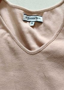 Roadster Cream Long Sleeves T Shirt Women