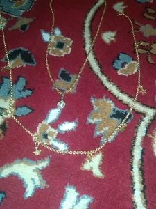 Gold Tone Layered Necklace
