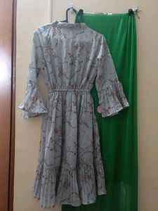 Printed Flared Dress