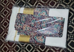 Kerala Saree - With Blouse Piece