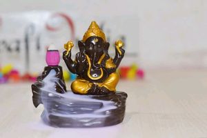 Ganesha Chaturthi Special decor piece with smoky w