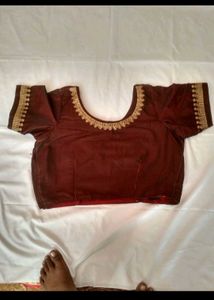 Yellow Saree With Lace And Maroon Blouse
