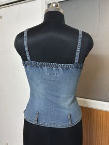 VIGOR JEANS Denim Corset Top