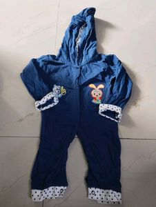 1to6 month Kids Dress With Combo Jecket