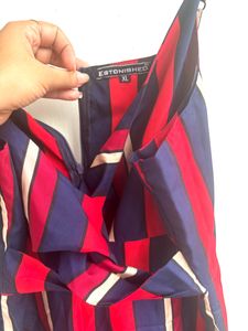 Striped JUMPSUIT on Sale For Today