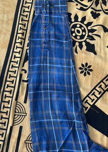 Blue Checked Casual Shirt