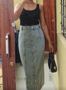 SALE❗️Denim Straight Skirt