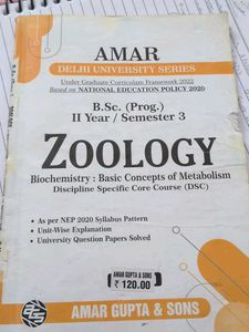 Zoology B.Sc. (Prog.) II Year